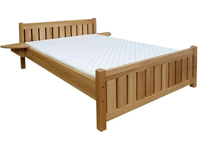 Lit pour enfant 140 x 200 cm | Bois massif: Hêtre | Laqué Naturel Abbildung