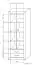 Armoire Kundiawa 27, couleur : chêne Sonoma clair / chêne Sonoma foncé - Dimensions : 200 x 70 x 40 cm (H x L x P)