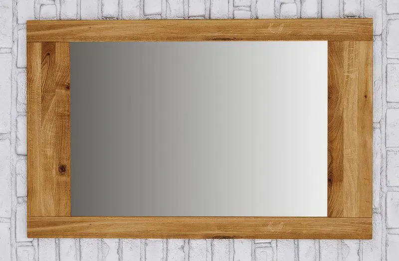 Miroir Kapiti 25 en chêne sauvage massif huilé - Dimensions : 70 x 140 x 2 cm (H x L x P)