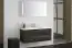 Meuble de salle de bains - Set CX Rajkot, 2 pièces y compris lavabo / vasque, couleur : chêne noir
