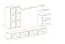 Meuble-paroi au design moderne Balestrand 180, couleur : chêne wotan - dimensions : 160 x 270 x 40 cm (h x l x p), avec suffisamment d'espace de rangement