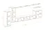 Mur de salon au design moderne Balestrand 172, Couleur : Blanc / Chêne Wotan - dimensions : 160 x 330 x 40 cm (h x l x p), avec 11 compartiments