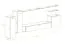 Meuble-paroi Balestrand 07, couleur : blanc / gris - dimensions : 160 x 330 x 40 cm (h x l x p), avec quatre portes