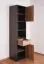 Armoire de la chambre des jeunes Sprimont 05, couleur : gris / chêne - Dimensions : 195 x 45 x 40 cm (H x L x P)