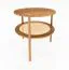 Table basse Wellsford 51 | Chêne sauvage massif huilé | 50 x 50 x 50 cm | Design exclusif et rangement