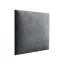 Panneaux rembourrés, lot de 10, Couleur : Anthracite, Revêtement : Velours, dimensions : 30 x 30 cm