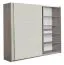 Armoire à portes coulissantes / armoire Sabadell 13, couleur : chêne / beige brillant - 222 x 269 x 64 cm (h x l x p)