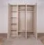 Chambre à coucher complète - Ensemble A Fricourt, 6 pièces, beige / chêne clair, design agréable, couleurs harmonieuses, montage simple et rapide