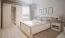 Vitrine Badile 05, Couleur : Pin blanc / Brun - 187 x 127 x 39 cm (h x l x p)