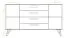 Commode Masterton 12, chêne sauvage massif huilé - Dimensions : 100 x 182 x 45 cm (H x L x P)