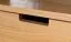 Bureau en chêne massif naturel Aurornis 68 - Dimensions : 75 x 142 x 55 cm (H x L x P)