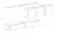 Meuble mural Balestrand 103 | Blanc / Gris | 150 x 340 x 40 cm | 8 compartiments | Design fonctionnel