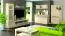 Vitrine Mesquite 04, couleur : Chêne clair de Sonoma / Chêne truffier de Sonoma - Dimensions : 199 x 54 x 40 cm (H x L x P), avec 2 portes et 5 compartiments