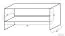 Table basse Ciomas 15, couleur : Chêne de Sonoma / gris - Dimensions : 120 x 60 x 55 cm (L x P x H)