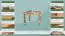 Table en pin massif couleur aulne Junco 228A (carré) - 70 x 100 cm (L x P)