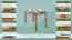 Table en pin massif couleur aulne Junco 228C - 120 x 70 cm (L x P)