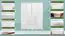 Armoire à linge avec 3 tiroir(s), Couleur: Blanc 195x162x59 cm