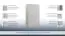 Armoire à portes battantes / armoire Sidonia 04, couleur : blanc chêne - 200 x 123 x 53 cm (H x L x P)