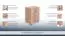 Table de chevet Lepe 03, couleur : chêne brun - 65 x 49 x 38 cm (h x l x p)