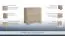 Commode "Temerin" couleur chêne Sonoma 01 - Dimensions : 85 x 90 x 42 cm (H x L x P)