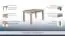 Table de salle à manger extensible "Temerin" couleur chêne Sonoma 32 (rectangulaire) - Dimensions : 140 - 220 x 80 cm (L x P)
