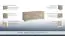 commode - commode basse "Temerin" couleur chêne Sonoma 19 - Dimensions : 50 x 150 x 42 cm (h x l x p)