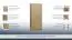 Armoire à portes battantes / armoire Plata 06, couleur : chêne sonoma - 201 x 80 x 53 cm (H x L x P)