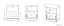 Table de chevet Oulainen 12, Couleur : Blanc / Chêne - Dimensions : 54 x 46 x 34 cm (h x l x p), avec 1 tiroir et 1 compartiment