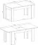 Table de salle à manger à ralonge Totnes 11, Couleur : Chêne Riviera - Dimensions : 140 - 180 x 80 cm (l x p)