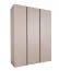 Armoire moderne Fricourt 01, beige / chêne clair, 195 x 145 x 50 cm, avec 9 compartiments et 2 tringles à vêtements, chants ABS, robuste et durable