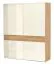 Chambre à coucher - Set C Gataivai, 4 pièces, Couleur : Beige brillant / Noyer