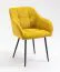 Chaise Maridi 251 jaune | Confort rembourré | 81 x 57 x 61 cm | Style moderne