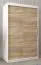 120 cm de large Armoire avec 5 casiers et 2 portes | Couleur: Chêne Sonoma / Blanc Abbildung