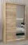 120 cm de large Armoire avec 5 casiers et 2 portes | Couleur: Chêne Sonoma Abbildung