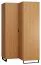 102 cm de large Armoire avec 2 portes | Couleur : Chêne Abbildung