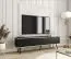 Meuble TV mural Horsham 32 noir | 3 abattants push-to-open | Finition moderne | 175 cm large