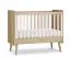 Chambre de bébé Lit à barreaux / Lit enfant / Couleur : Beige / Chêne Cremona / Surface de couchage : 60 x 120 cm / Chants ABS / Réglable en hauteur 3 fois / Chambre d'enfant