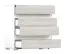 Commode / Gris / Blanc / Jolais 05 / 93 x 90 x 43 cm / 4 tiroirs / Bicolore / Face imitation bois / Espace de rangement suffisant / Design moderne