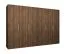 Armoire à portes battantes de 3 mètres de large / Couleur : Noyer / 6 portes / Système de fermeture Soft-Close / 4 compartiments / Poignées : Argent / 4 tringles / Penderie