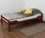 Lit d'enfant / lit de jeunesse "Easy Premium Line" K1/1n, en hêtre massif couleur cerisier - Dimensions : 90 x 200 cm