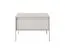 Table basse moderne Balta 06 | 1 tiroir push-to-open | Beige | 48 x 68 x 68 cm | Protection ABS