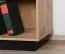Étagère Trevalli 10, Couleur : Chêne / Noir - Dimensions : 176 x 40 x 36 cm (H x L x P)