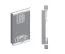 Armoire à portes coulissantes / Penderie avec miroir Tomlis 06B, Couleur : blanc mat / Chêne de Sonoma - Dimensions : 200 x 250 x 62 cm (H x L x P)