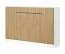 Lit escamotable horizontal | Lit rabattable | Lit mural | Surface de couchage 120 x 200 cm | Lit simple | Couleur : chêne / blanc / noir | Sommier à lattes inclus | 2 tablettes | Nalut 11