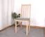 Chaise de salle à manger SIGULDA couleur chêne, rembourrage gris, mousse T-25 de qualité supérieure, bois de hêtre massif, aspect classique, matériaux de qualité supérieure