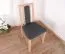 Chaise de salle à manger classique Madohn rembourrée, revêtement en gris foncé, hauteur d'assise de 47 cm, bois de hêtre aspect chêne, bois durable, corps en hêtre