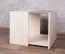 Table d’appoint Matthias 10 pour chambre ado | 47 x 57 x 56 cm | Couleurs crème et brun | Design moderne
