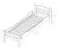Cadre de lit pour enfants / Lit gigogne / Lit pour enfant 90 x 200 cm | Bois massif: Hêtre | Laqué Blanc |incl. 2ème couchette 90 x 190 cm extensible et 2 Sommiers à lattes | Qualité particulièrement élevée Abbildung