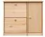 Basculeur de chaussures Pin bois massif, Couleur: Naturel 80x90x30 cm, Armoire à chaussures Commode à chaussures Abbildung