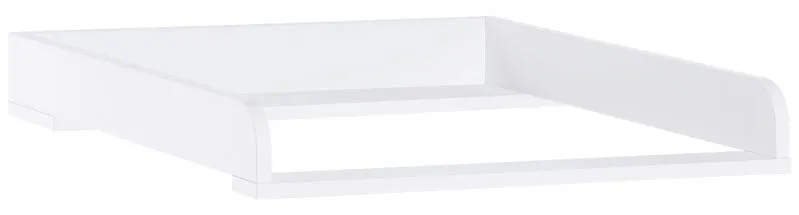 Matelas à langer Syrina, couleur : blanc - Dimensions : 10 x 59 x 77 cm (H x L x P)